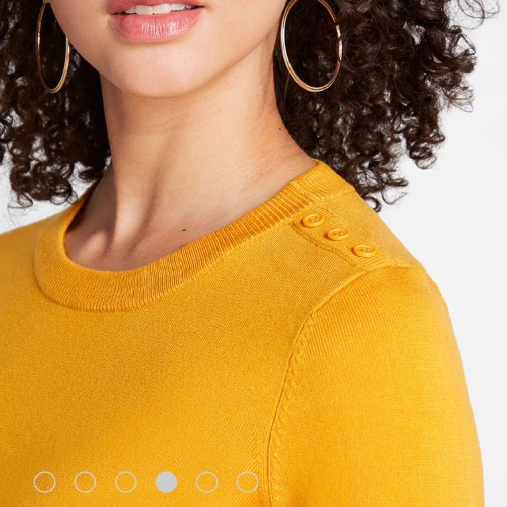 ModCloth Charter School Pullover Sweater - Mustard - Size L